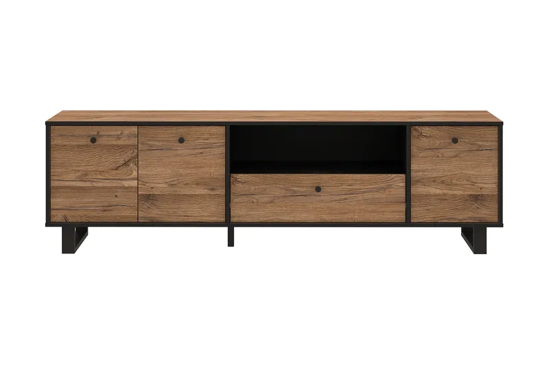 Donmills TV-benk 180 cm - Brun/Svart - Møbler - TV- & Mediamøbler - TV benk & mediabenk