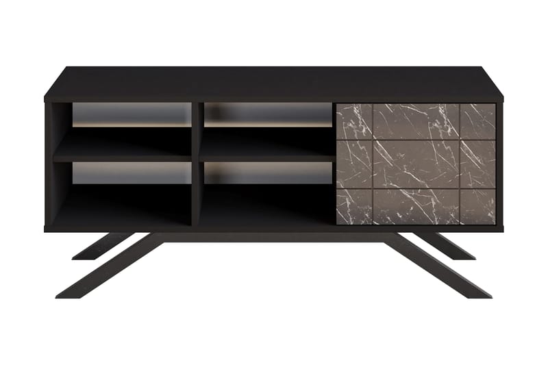 Einbeck Tv-benk 130 cm, Svart