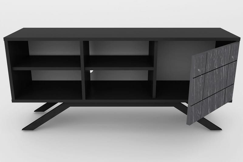 Einbeck Tv-benk 130 cm - Svart - Møbler - TV- & Mediamøbler - TV benk & mediabenk