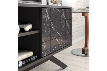 Einbeck Tv-benk 130 cm - Svart - Møbler - TV- & Mediamøbler - TV benk & mediabenk