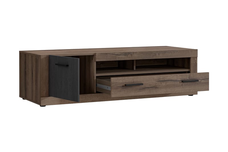 Elhovo Tv-benk 143 cm - Brun - Møbler - TV- & Mediamøbler - TV benk & mediabenk