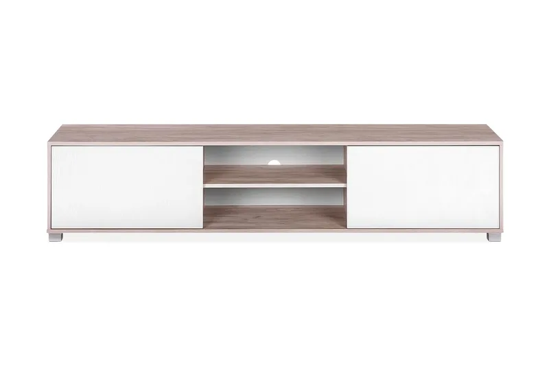 Filteau TV-benk 180 cm i Tre - Hvit|Beige - Møbler - TV- & Mediamøbler - TV benk & mediabenk