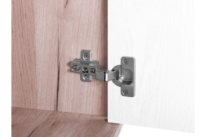 Filteau TV-benk 180 cm i Tre - Hvit|Beige - Møbler - TV- & Mediamøbler - TV benk & mediabenk