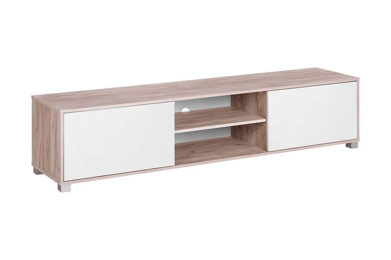 Filteau TV-benk 180 cm i Tre, Hvit|Beige