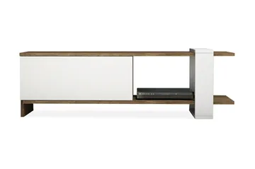 Gersby TV-Benk 120 cm - Brun/Hvit - Møbler - TV- & Mediamøbler - TV benk & mediabenk