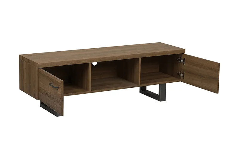 Harvley TV-Benk 140 cm - Tre/Natur - Møbler - TV- & Mediamøbler - TV benk & mediabenk