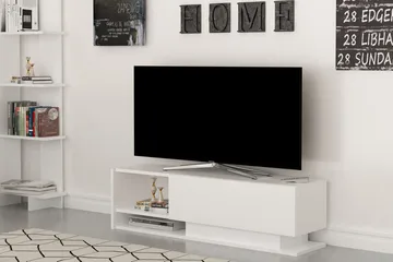 Hejde TV-Benk 120 cm - Hvit - Møbler - TV- & Mediamøbler - TV benk & mediabenk