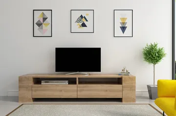 Hejde TV-Benk 155 cm - Brun - Møbler - TV- & Mediamøbler - TV benk & mediabenk