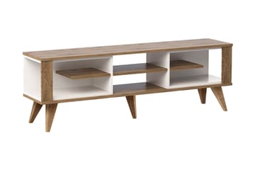 Hejde TV-Benk 160 cm - Brun/Hvit - Møbler - TV- & Mediamøbler - TV benk & mediabenk