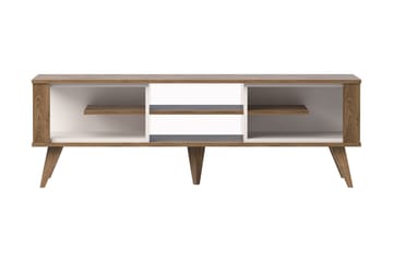 Hejde TV-Benk 160 cm - Brun/Hvit - Møbler - TV- & Mediamøbler - TV benk & mediabenk