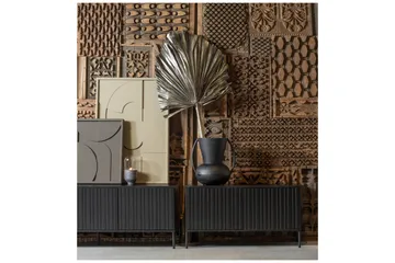 Hemlinge TV-benk 100 cm - Svart - Møbler - TV- & Mediamøbler - TV benk & mediabenk