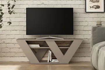Homitis TV-benk 110 cm - Brun - Møbler - TV- & Mediamøbler - TV benk & mediabenk