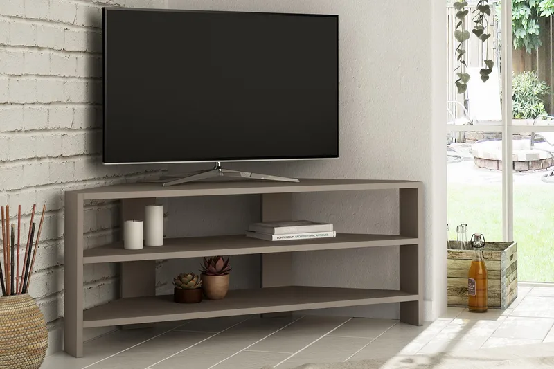 Homitis TV-benk 114 cm - Brun - Møbler - TV- & Mediamøbler - TV benk & mediabenk