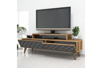 Hovdane TV-Benk 140 cm - Brun - Møbler - TV- & Mediamøbler - TV benk & mediabenk