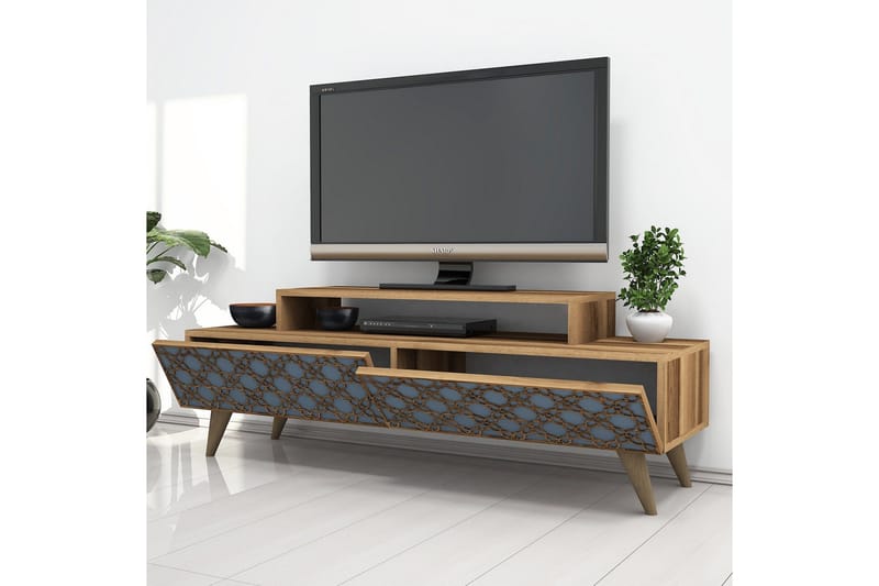 Hovdane TV-Benk 140 cm - Brun - Møbler - TV- & Mediamøbler - TV benk & mediabenk