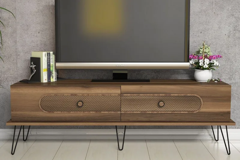 Hovdane TV-benk 145 cm, Brun