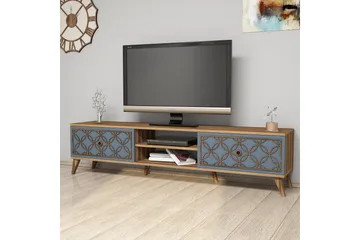Hovdane TV-benk 180 cm - Brun/Grå - Møbler - TV- & Mediamøbler - TV benk & mediabenk