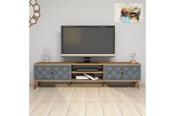 Hovdane TV-benk 180 cm - Brun/Grå - Møbler - TV- & Mediamøbler - TV benk & mediabenk