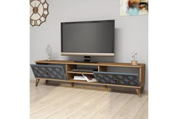 Hovdane TV-benk 180 cm - Brun/Grå - Møbler - TV- & Mediamøbler - TV benk & mediabenk