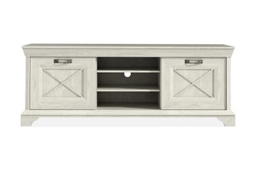 Hurlston TV-Benk 147 cm - Hvit - Møbler - TV- & Mediamøbler - TV benk & mediabenk