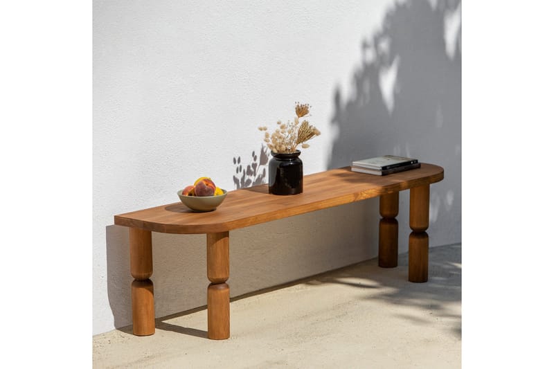 Ida TV-benk 140 cm - Brun - Møbler - TV- & Mediamøbler - TV benk & mediabenk