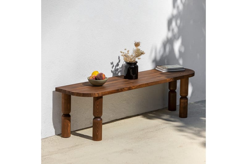 Ida TV-benk 140 cm - Valnøtt - Møbler - TV- & Mediamøbler - TV benk & mediabenk