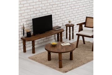 Ida TV-benk 140 cm - Valnøtt - Møbler - TV- & Mediamøbler - TV benk & mediabenk