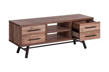 Illari TV-Benk 127 cm - Tre/Natur - Møbler - TV- & Mediamøbler - TV benk & mediabenk