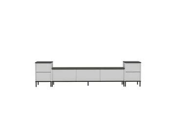 Imaj TV-benk 260 cm - Gull/Svart/Hvit - Møbler - TV- & Mediamøbler - TV benk & mediabenk