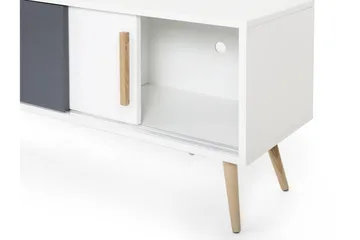 Indiana Tv-Benk 40x160 Cm - Hvit - Møbler - TV- & Mediamøbler - TV benk & mediabenk