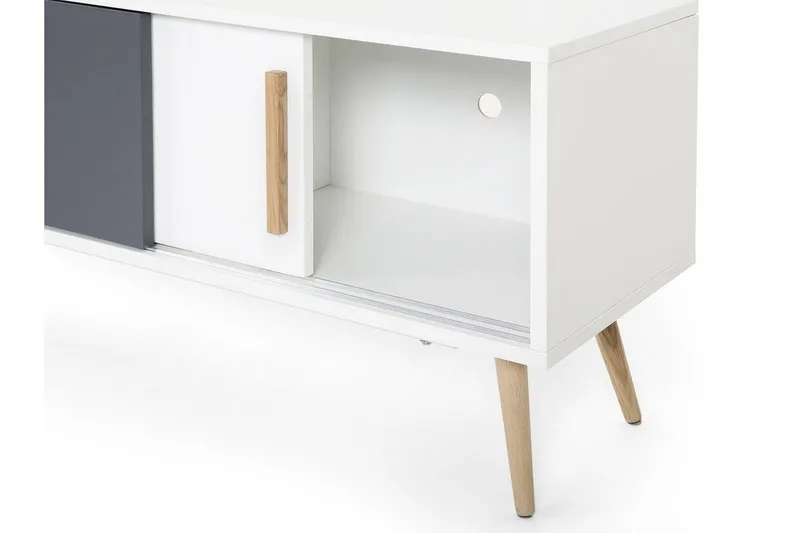 Indiana Tv-Benk 40x160 Cm - Hvit - Møbler - TV- & Mediamøbler - TV benk & mediabenk