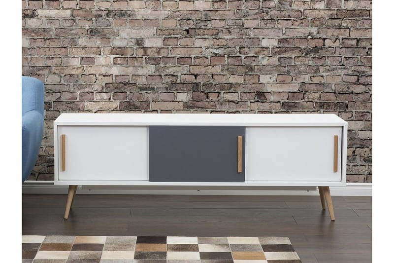 Indiana Tv-Benk 40x160 Cm, Hvit