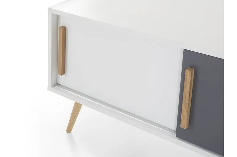 Indiana Tv-Benk 40x160 Cm - Hvit - Møbler - TV- & Mediamøbler - TV benk & mediabenk