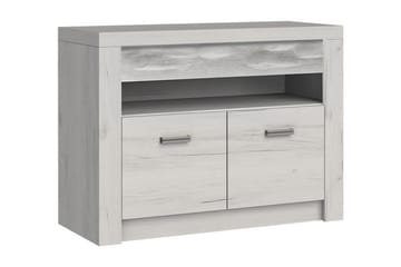 Indianapolis TV-benk 96x42x73 cm - Hvit - Møbler - TV- & Mediamøbler - TV benk & mediabenk