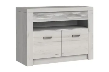 Indianapolis TV-benk 96x42x73 cm - Hvit - Møbler - TV- & Mediamøbler - TV benk & mediabenk