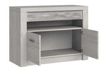 Indianapolis TV-benk 96x42x73 cm - Hvit - Møbler - TV- & Mediamøbler - TV benk & mediabenk