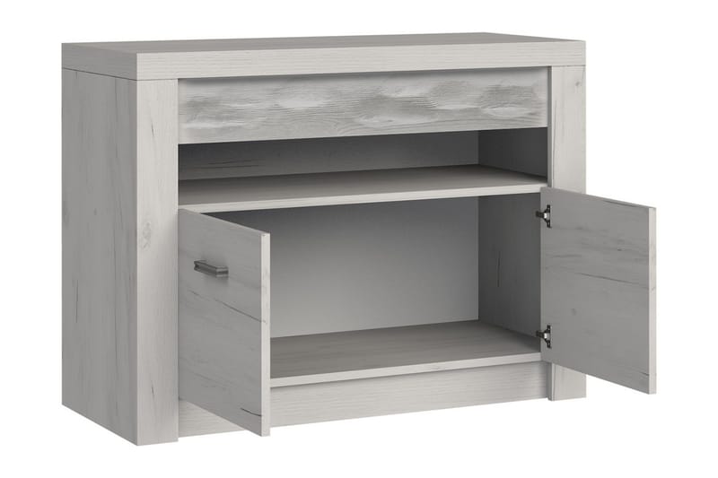 Indianapolis TV-benk 96x42x73 cm - Hvit - Møbler - TV- & Mediamøbler - TV benk & mediabenk