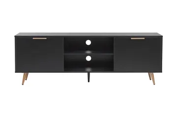 Indio TV-benk 166x40 cm - Svart - Møbler - TV- & Mediamøbler - TV benk & mediabenk