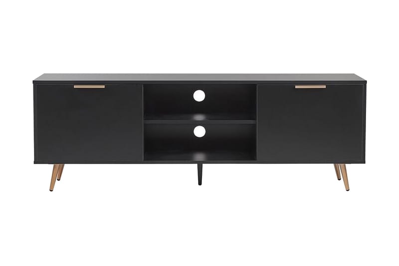 Indio TV-benk 166x40 cm - Svart - Møbler - TV- & Mediamøbler - TV benk & mediabenk