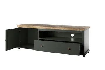 Ivreri Tv-benk 181 cm - Khaki/Natur - Møbler - TV- & Mediamøbler - TV benk & mediabenk