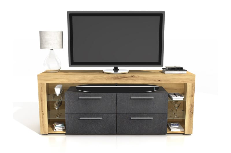 Jernae TV-Benk 180 cm - Brun - Møbler - TV- & Mediamøbler - TV benk & mediabenk