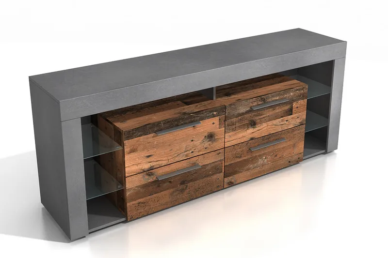 Jernae TV-Benk 180 cm - Brun - Møbler - TV- & Mediamøbler - TV benk & mediabenk