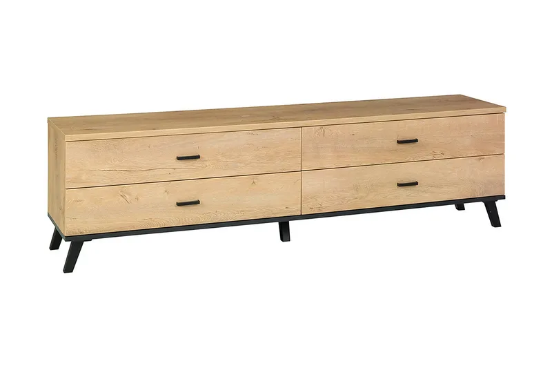 John TV-benk 181x40x50 cm, Beige/Brun