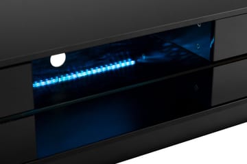 Jugansbo Tv-benk 36 cm med LED Belysning - Svart - Møbler - TV- & Mediamøbler - TV benk & mediabenk