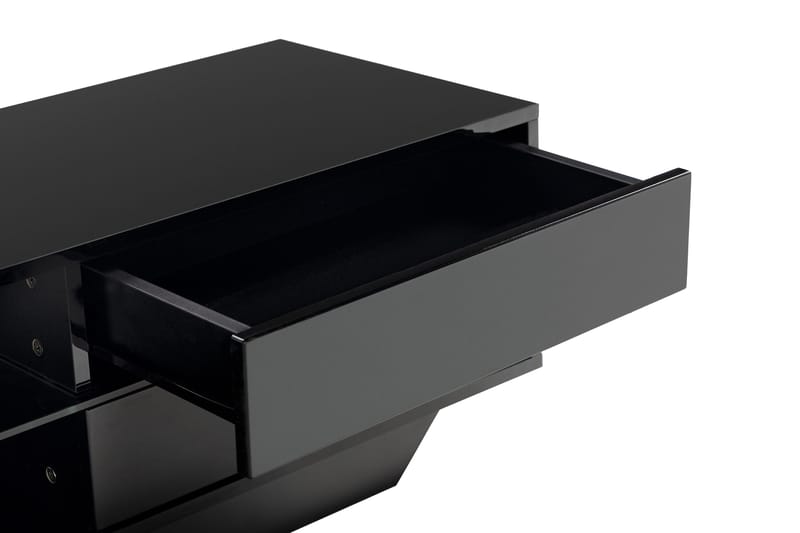 Jugansbo Tv-benk 36 cm med LED Belysning - Svart - Møbler - TV- & Mediamøbler - TV benk & mediabenk