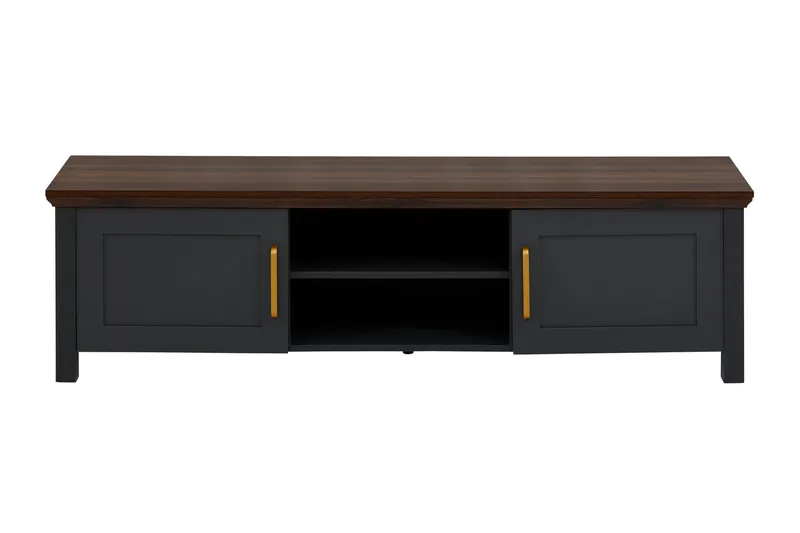 Juntolah Tv-benk 160x39 cm - Svart - Møbler - TV- & Mediamøbler - TV benk & mediabenk