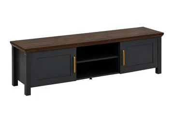 Juntolah Tv-benk 160x39 cm - Svart - Møbler - TV- & Mediamøbler - TV benk & mediabenk