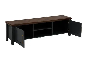 Juntolah Tv-benk 160x39 cm - Svart - Møbler - TV- & Mediamøbler - TV benk & mediabenk