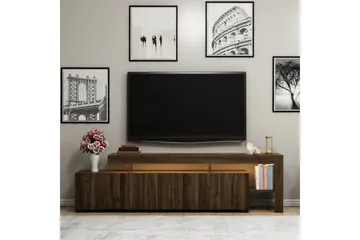 Jurukovo TV-benk 192x37 cm Brun - Møbler - TV- & Mediamøbler - TV benk & mediabenk