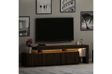 Jurukovo TV-benk 192x37 cm Brun - Møbler - TV- & Mediamøbler - TV benk & mediabenk